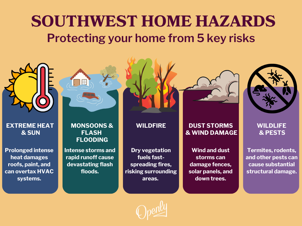Southwest Home Hazards Infographic