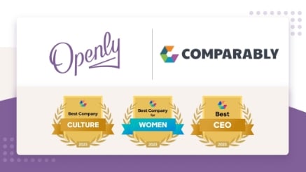 Openly Wins Three Comparably Awards Highlighting Excellent Company Culture